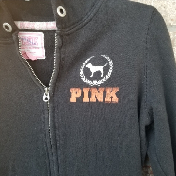 Oklahoma State University Cowboys Black Hoodie(women XS)PINK V.S. Sweatshirt - Picture 4 of 8